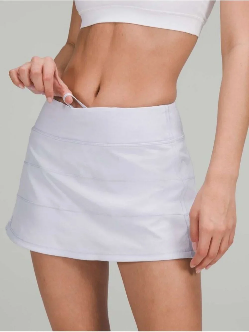 Lululemon Pace Rival Mid-Rise Skirt Pastel Blue